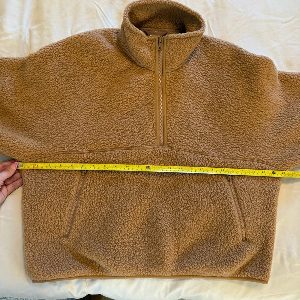 Aritzia Tna Polartec® Thermal Pro™ 1/2 Zip Hi-hip Sweater, L - Picture 4 of 7